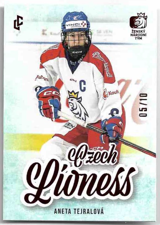 Red Czech Lioness ANETA TEJRALOVÁ 23-24 Legendary Cards Expectations Road to Prague /10