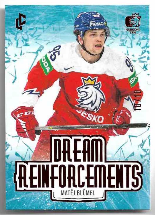 Red Dream Reinforcements MATĚJ BLUMEL 23-24 Legendary Cards Expectations Road to Prague /10