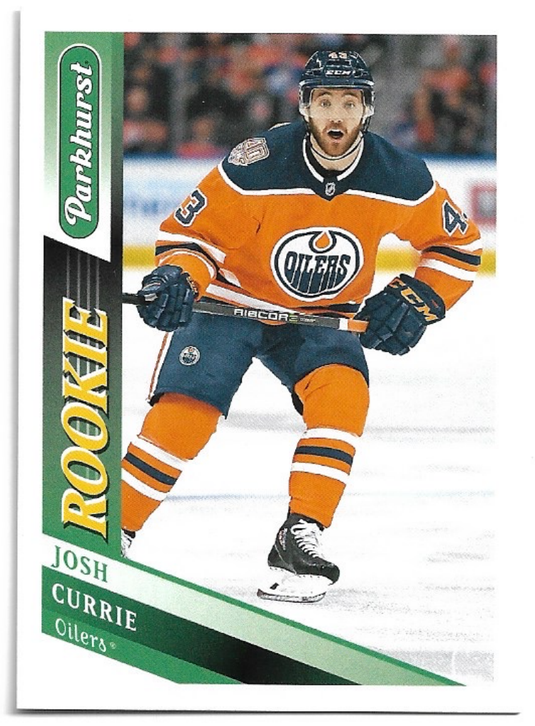 Rookie JOSH CURRIE 19-20 UD Parkhurst