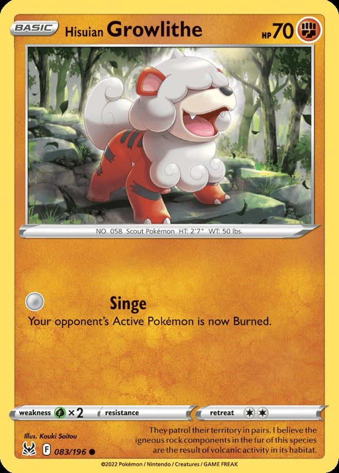 Hisuian GROWLITHE