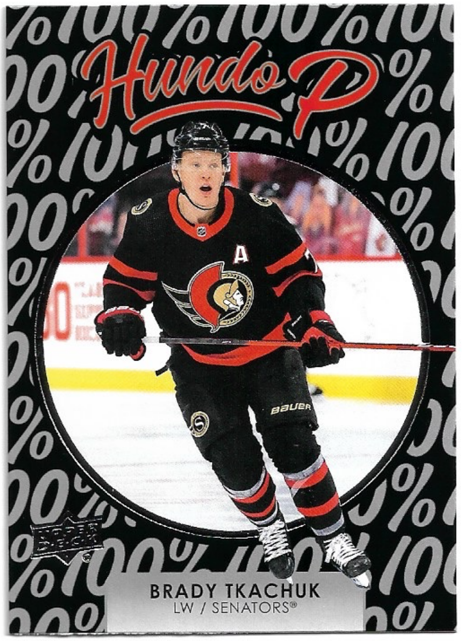 Hundo P BRADY TKACHUK 21-22 UD Series 1