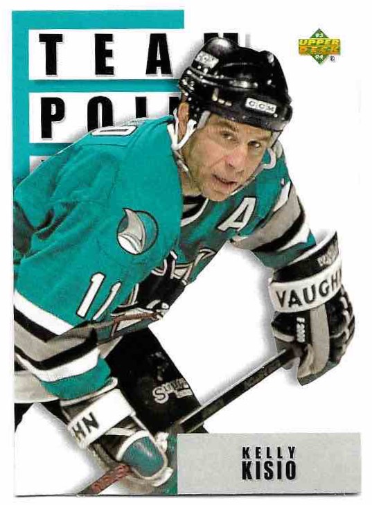 Team Point Leaders KELLY KISIO 93-94 Upper Deck