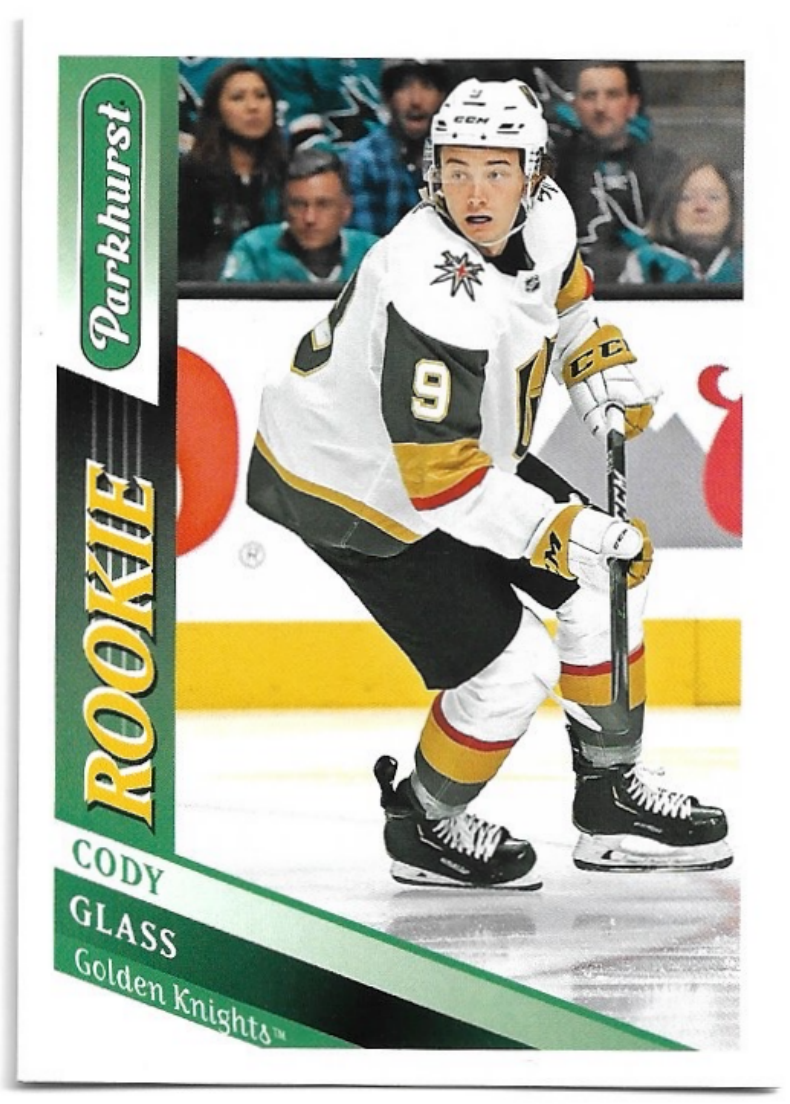 Rookie CODY GLASS 19-20 UD Parkhurst