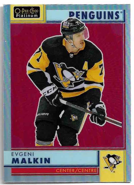 Rainbow Retro EVGENI MALKIN 22-23 UD O-Pee-Chee OPC Platinum