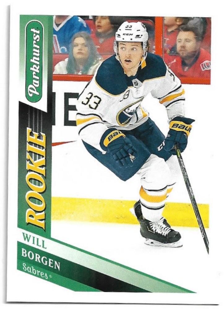 Rookie WILL BORGEN 19-20 UD Parkhurst