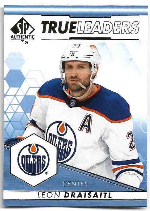 Blue True Leaders LEON DRAISAITL 22-23 UD SP Authentic