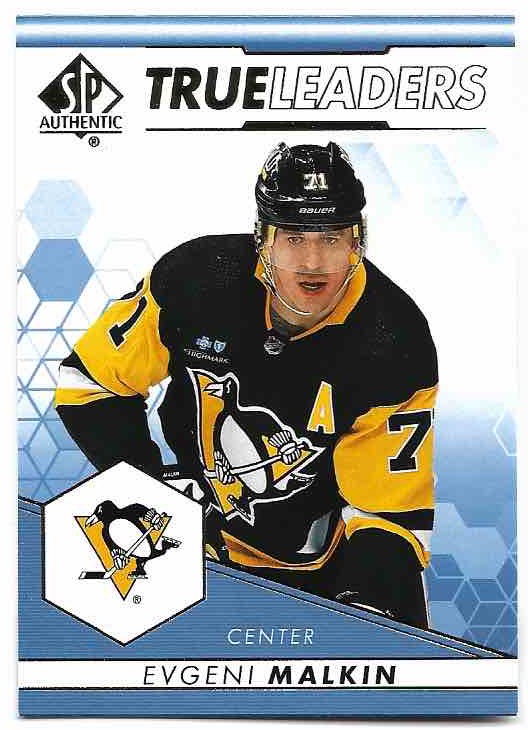 Blue True Leaders EVGENI MALKIN 22-23 UD SP Authentic