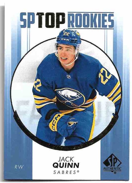 Blue SP Top Rookies JACK QUINN 22-23 UD SP Authentic