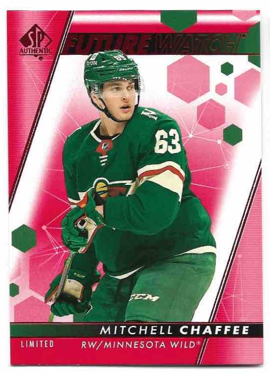 Rookie Limited Red Future Watch MITCHELL CHAFFEE 22-23 UD SP Authentic