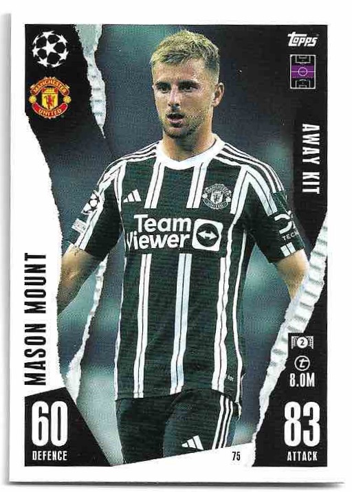Away Kit MASON MOUNT 23-24 Match Attax Extra UCL