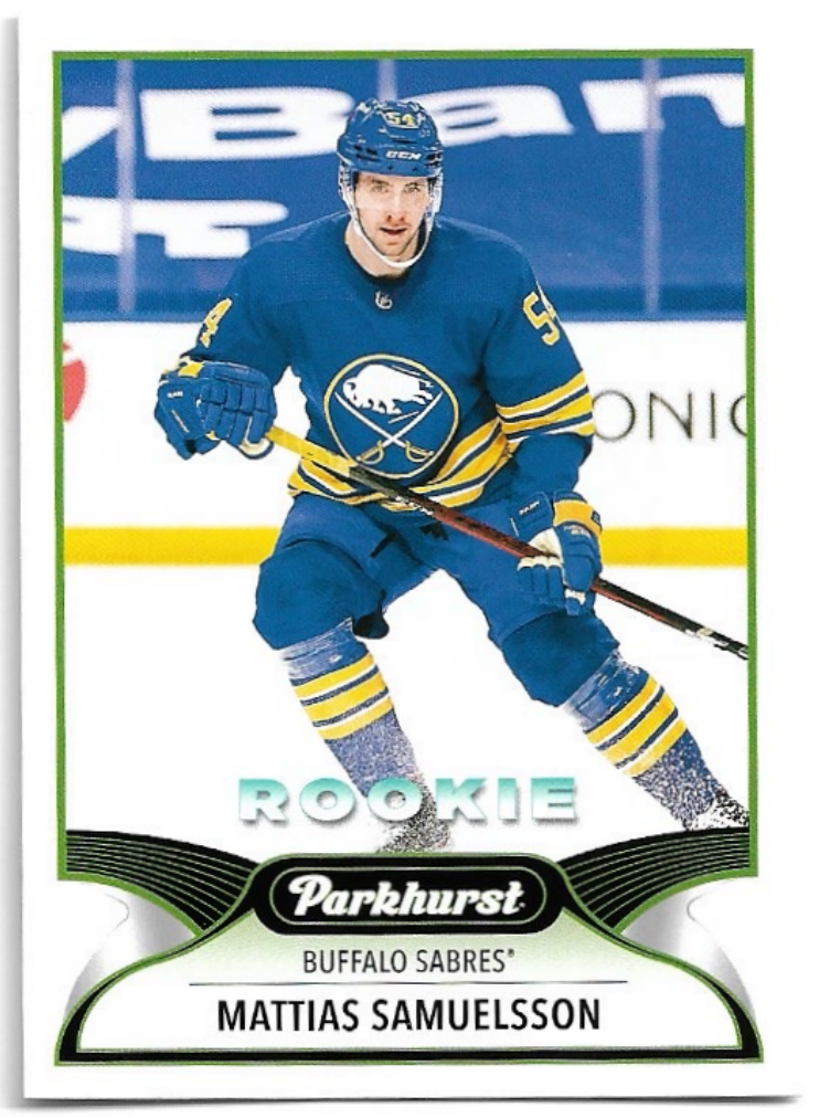 Rookie MATTIAS SAMUELSSON 21-22 UD Parkhurst