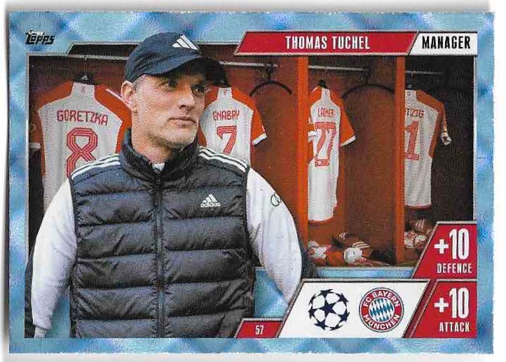Crystal Manager THOMAS TUCHEL 23-24 Match Attax Extra UCL