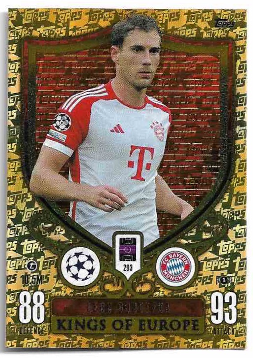 Kings of Europe LEON GORETZKA 23-24 Match Attax Extra UCL
