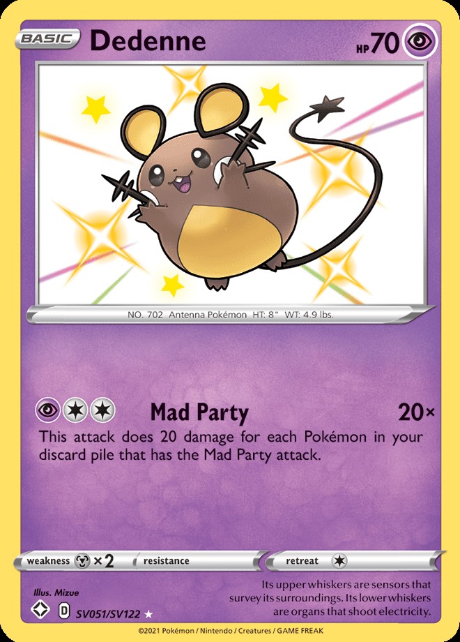 Shiny Rare - DEDENNE