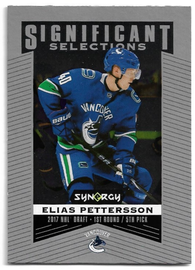 Rookie Significant Selections ELIAS PETTERSSON 18-19 UD Synergy