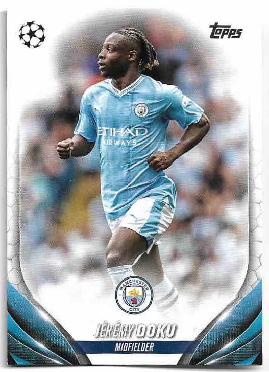 JEREMY DOKU 23-24 Topps UEFA Club Competitions