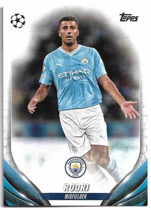 RODRI 23-24 Topps UEFA Club Competitions