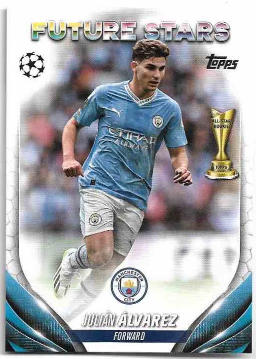 Future Stars JULIAN ALVAREZ 23-24 Topps UEFA Club Competitions