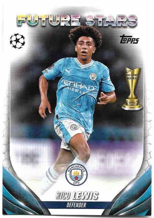 Future Stars RICO LEWIS 23-24 Topps UEFA Club Competitions