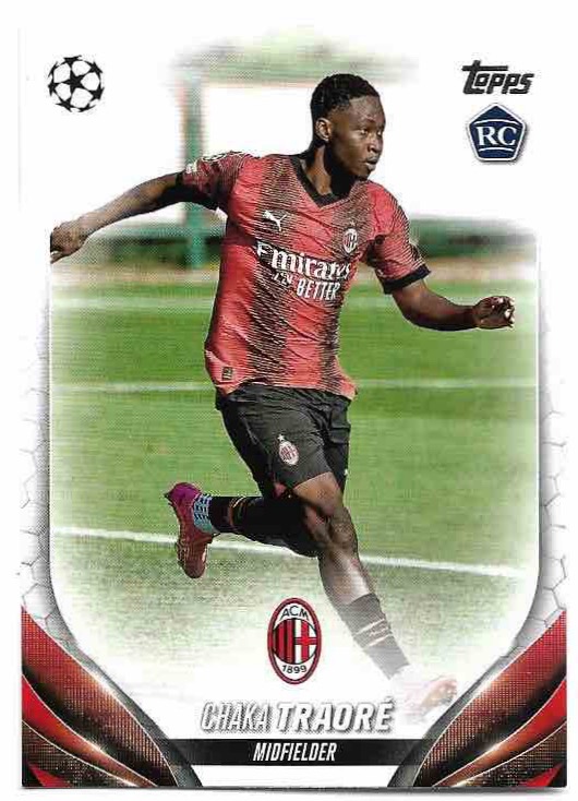 Rookie CHAKA TRAORE 23-24 Topps UEFA Club Competitions
