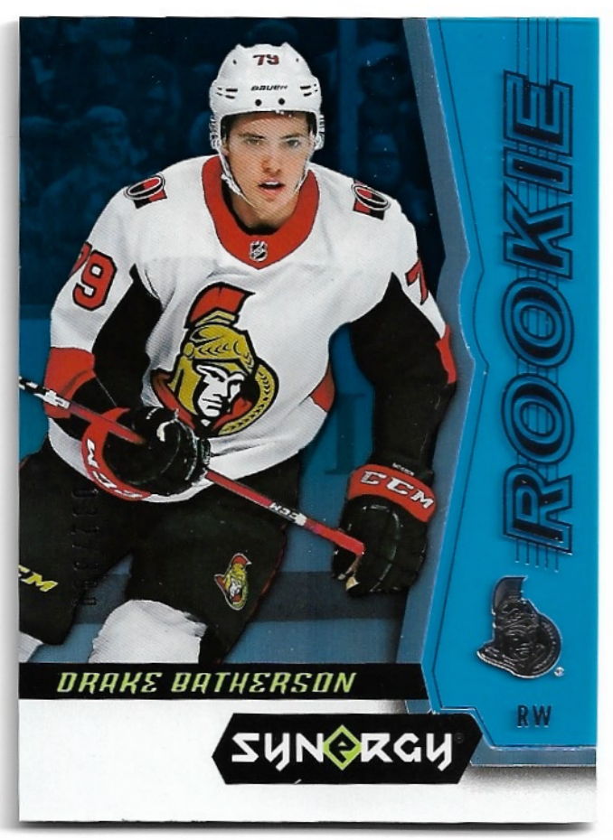 Rookie Blue DRAKE BATHERSON 18-19 UD Synergy /399