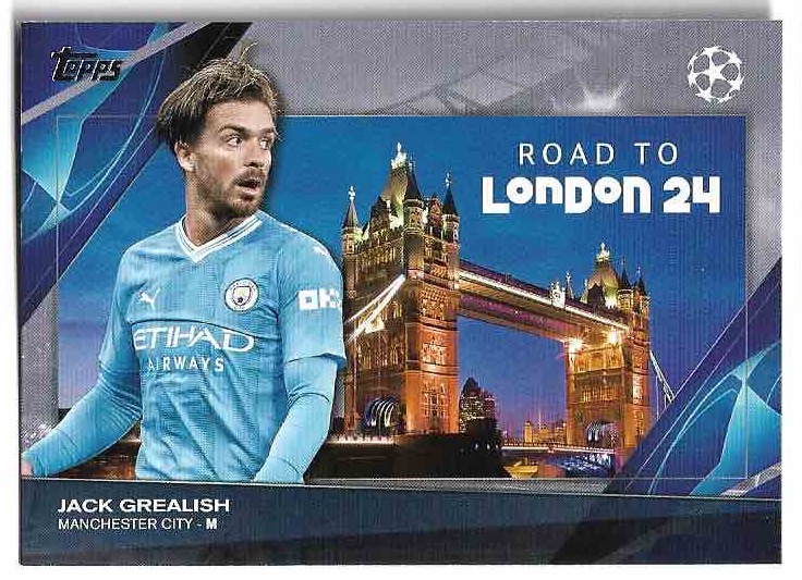 Road to London JACK GREALISH 23-24 Topps UEFA Club Competitions