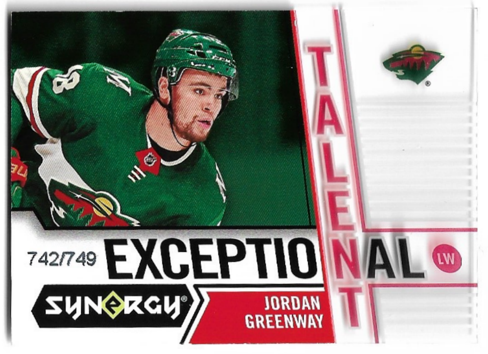 Rookie Exceptional Talent JORDAN GREENWAY 18-19 UD Synergy /749