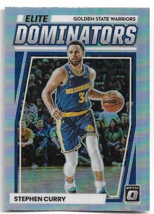 Holo Elite Dominators STEPHEN CURRY 22-23 Panini Donruss Optic Basketball