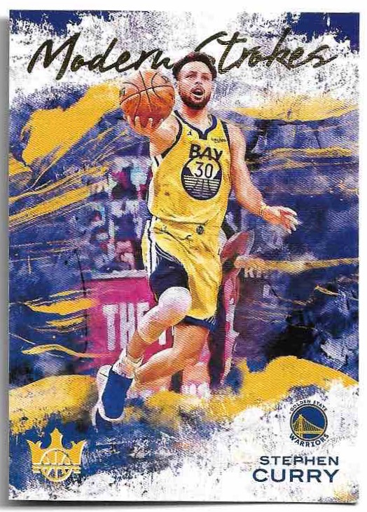Modern Strokes STEPHEN CURRY 20-21 Panini Court Kings Basketball