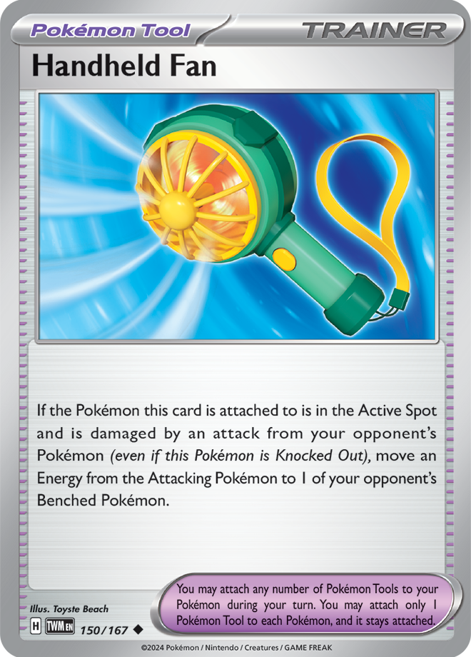 Pokemon Tool - HANDHELD FAN