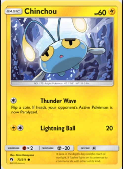 Reverse Holo - CHINCHOU