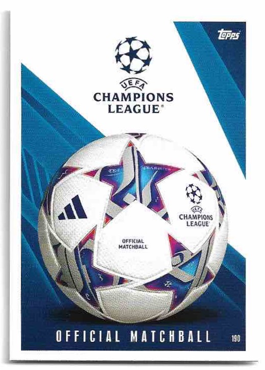 Champion's League OFFICIAL MATCHBALL 2024 23-24 Match Attax Extra UCL