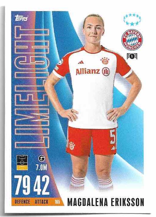 Limelight MAGDALENA ERIKSSON 23-24 Match Attax Extra UCL