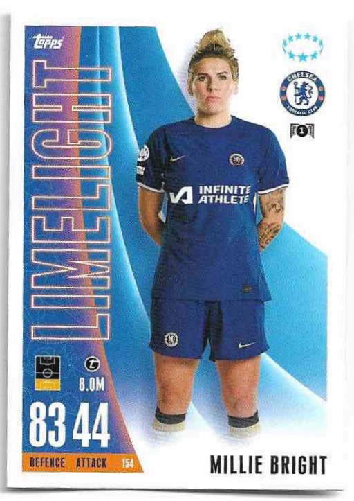 Limelight MILLIE BRIGHT 23-24 Match Attax Extra UCL