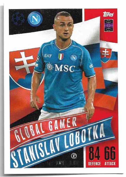 Global Gamer STANISLAV LOBOTKA 23-24 Match Attax Extra UCL