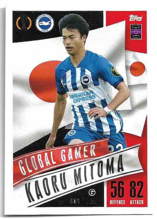 Global Gamer KAORU MITOMA 23-24 Match Attax Extra UCL