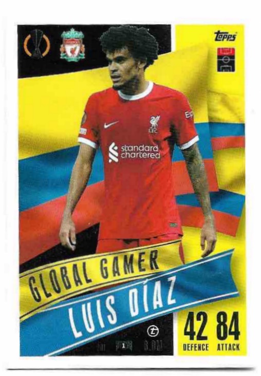 Global Gamer LUIS DIAZ 23-24 Match Attax Extra UCL