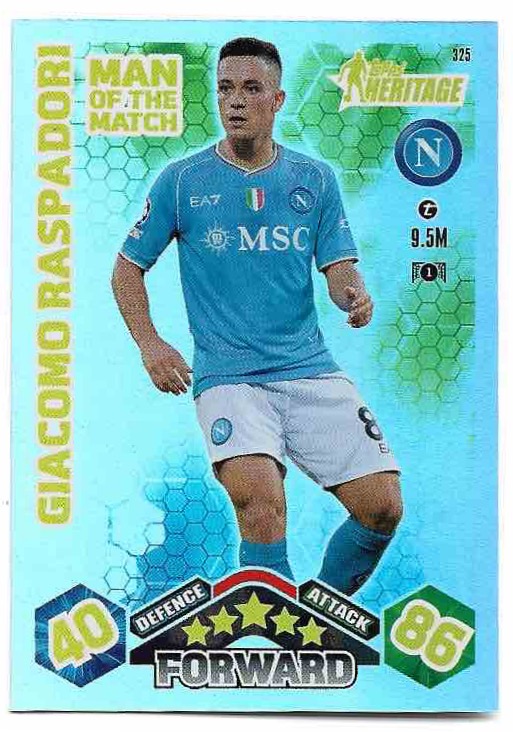 Heritage GIACOMO RASPADORI 23-24 Match Attax Extra UCL