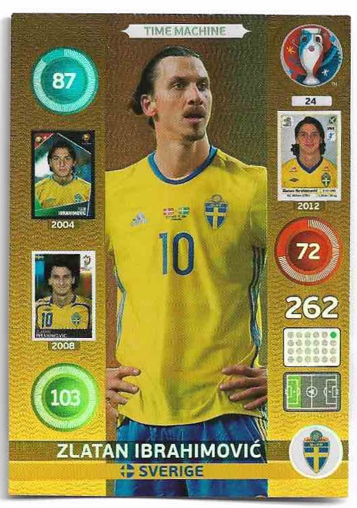 Time Machne ZLATAN IBRAHIMOVIC 2016 UEFA Euro France