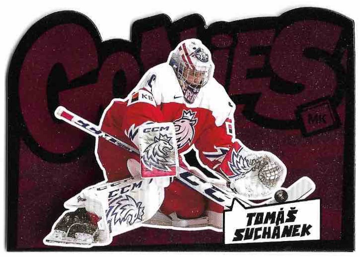 Pink Die-Cut Goalies TOMÁŠ SUCHÁNEK 2023 MK Národní Tým /10
