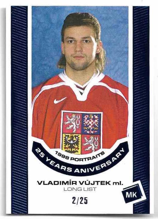 Blue 1998 Portraits VLADIMÍR VŮJTEK ml. 2023 MK Národní Tým /25