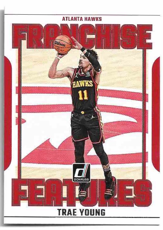 Franchise Features TRAE YOUNG 23-24 Panini Donruss Basketball