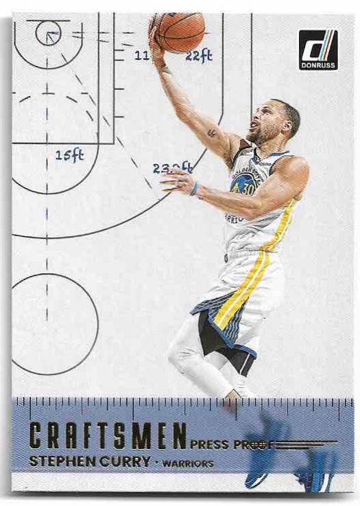 Craftsmen Press Proof STEPHEN CURRY 22-23 Panini Donruss Basketball
