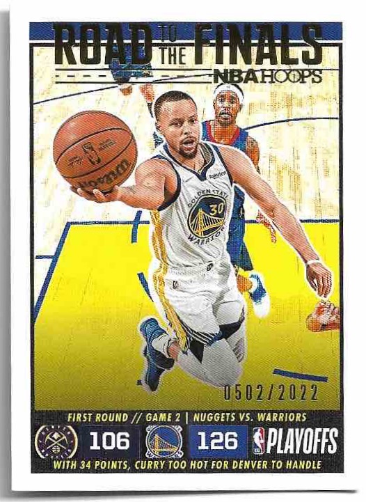 Road To The Finals STEPHEN CURRY 22-23 Panini Hoops Basketball /2022