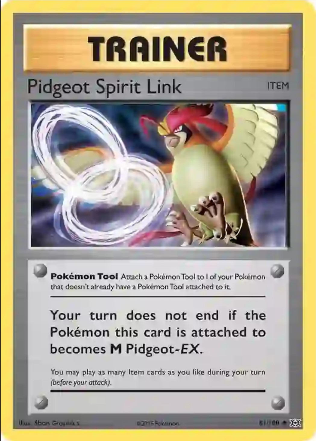 Trainer - PIDGEOT SPIRIT LINK