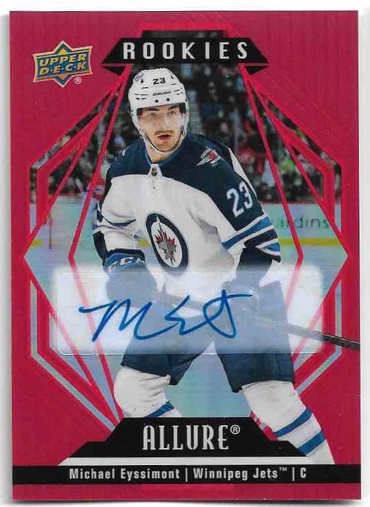 Auto Rookie Red Rainbow MICHAEL EYSSIMONT 22-23 UD Allure