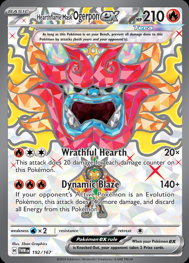 Ultra Rare - Hearthflame Mask OGERPON EX