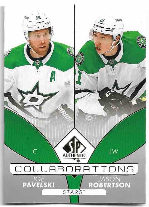 Collaborations JOE PAVELSKI/JASON ROBERTSON 22-23 UD SP Authentic