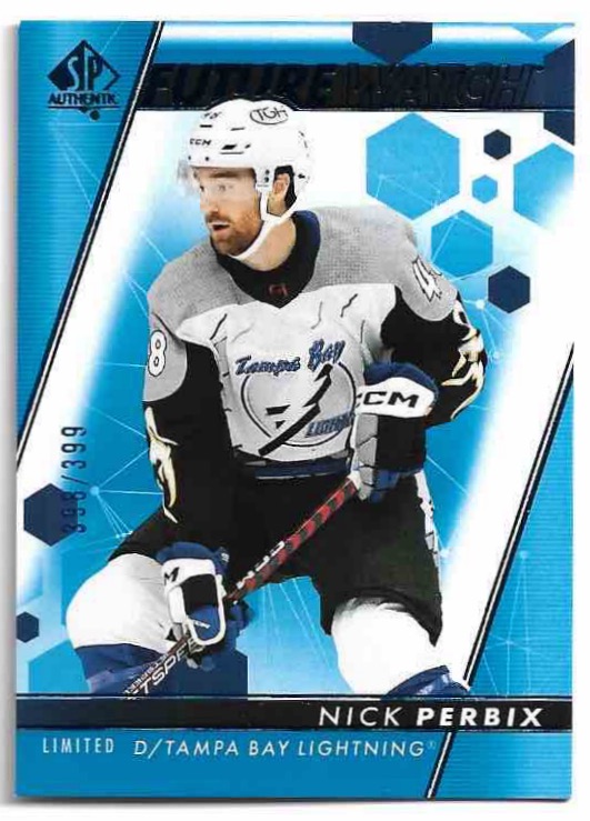 RC Limited Blue Future Watch NICK PERBIX 22-23 UD SP Authentic /399
