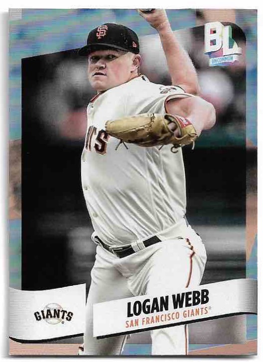 Uncommon Rainbow Foil LOGAN WEBB 2024 Topps Big League Baseball